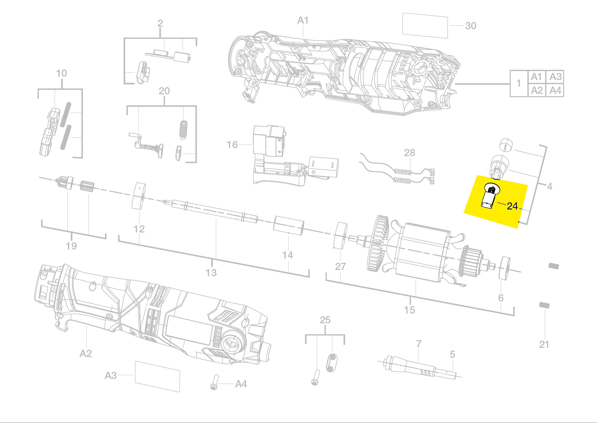 Balais De Charbon 5x8x10 Pour AEG – Compatibles D10-800, PN20R, PN2200R, PN2200RX, PN24R Et Autres Modèles