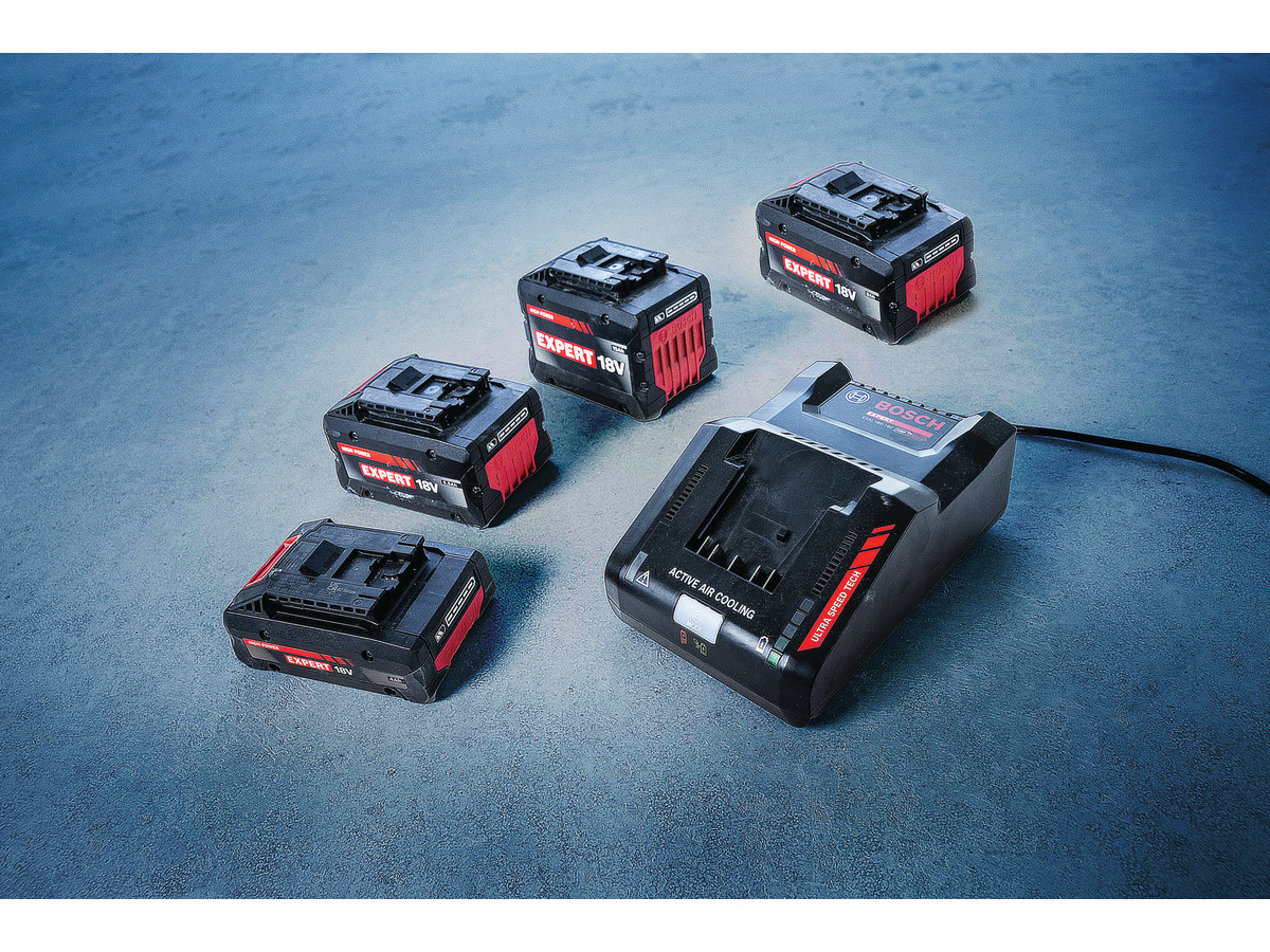 Chargeur rapide EXPERT EXAL18V-160 + 3x batterie EXBA18V-80 BOSCH