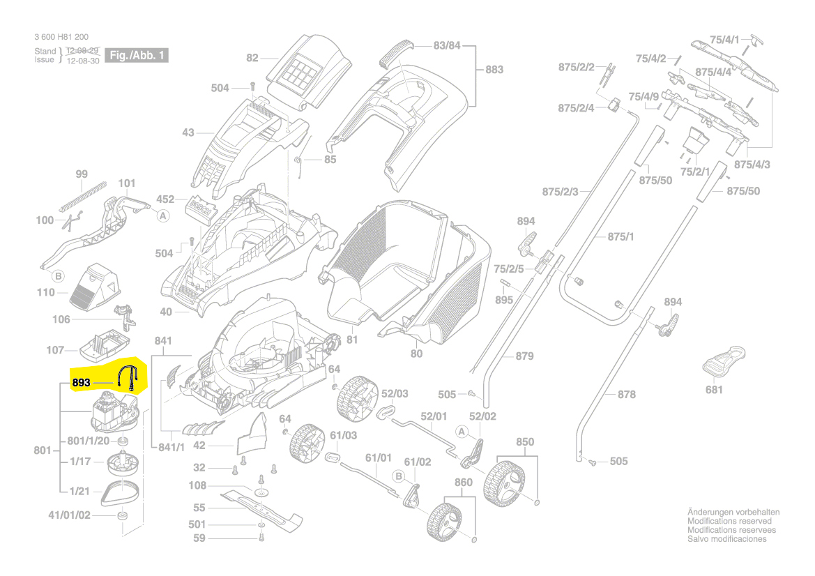 Kit De Réglage De Contrôleur De Tondeuse à Gazon 06530-VL0