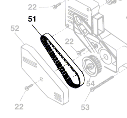 Courroie Ponceuse Skil 1200h1 7313 1201h1 7320 1100h1 1205h1 2610372783