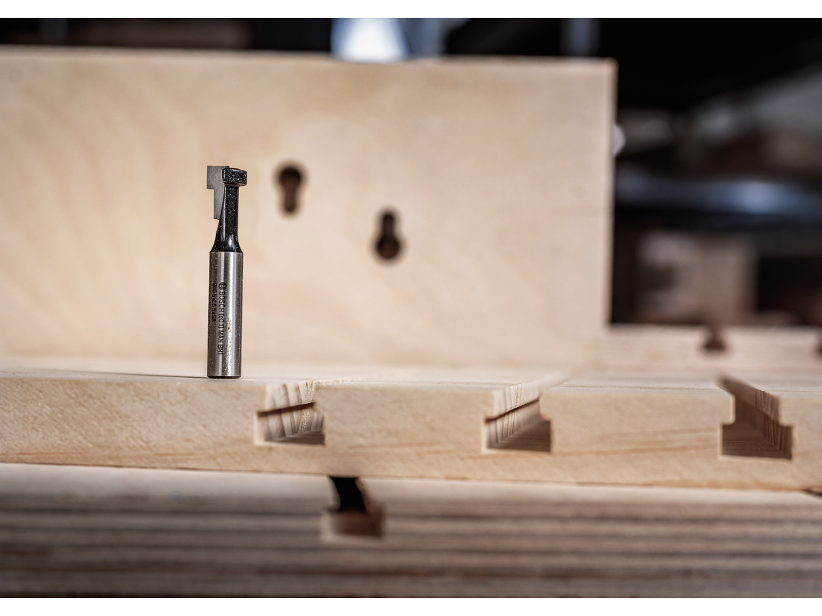 Fraise pour rainure forme T Ø10,5 x Ø6,6mm - queue 8mm PRO BOSCH