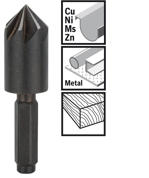 Équarrissoir Conique à 5 Pans - Diamètre Max 1,50 Mm - Neuf Avec étiquettes Kd89