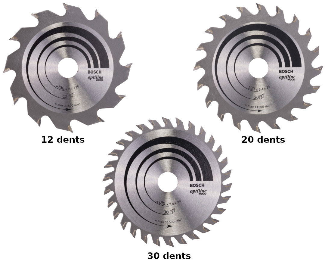 Lame BOSCH optiline Wood 130x20mm / 16mm