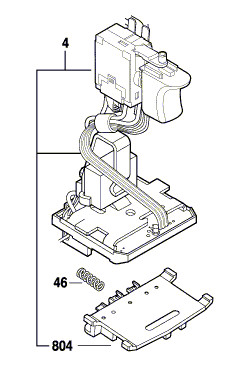 Module Interrupteur électronique Pour Perceuse Wurth 5800100002 - Compatible Bosch - Neuf