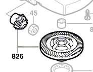Jeu de pignons côniques réf. 1 607 000 CV1 Bosch