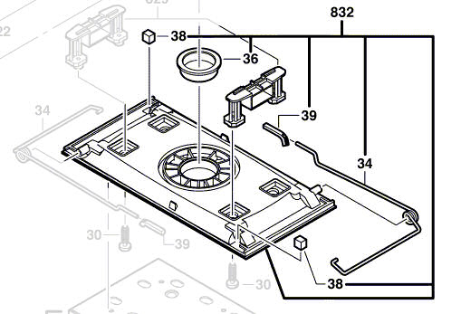 Plaque Base Vibrante Ponceuse Bosch Pss300ae Pss280a 2609000878