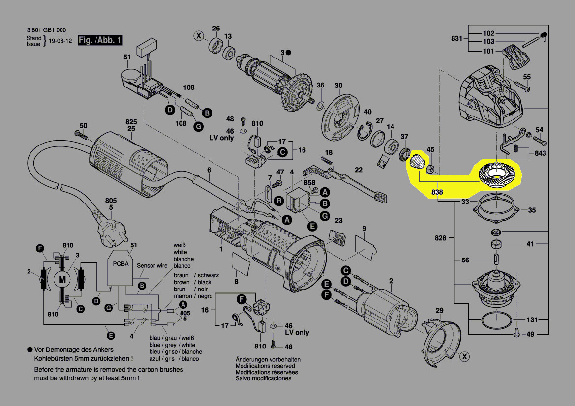 renvoi d\'angle réf. 1 619 P15 458 Bosch