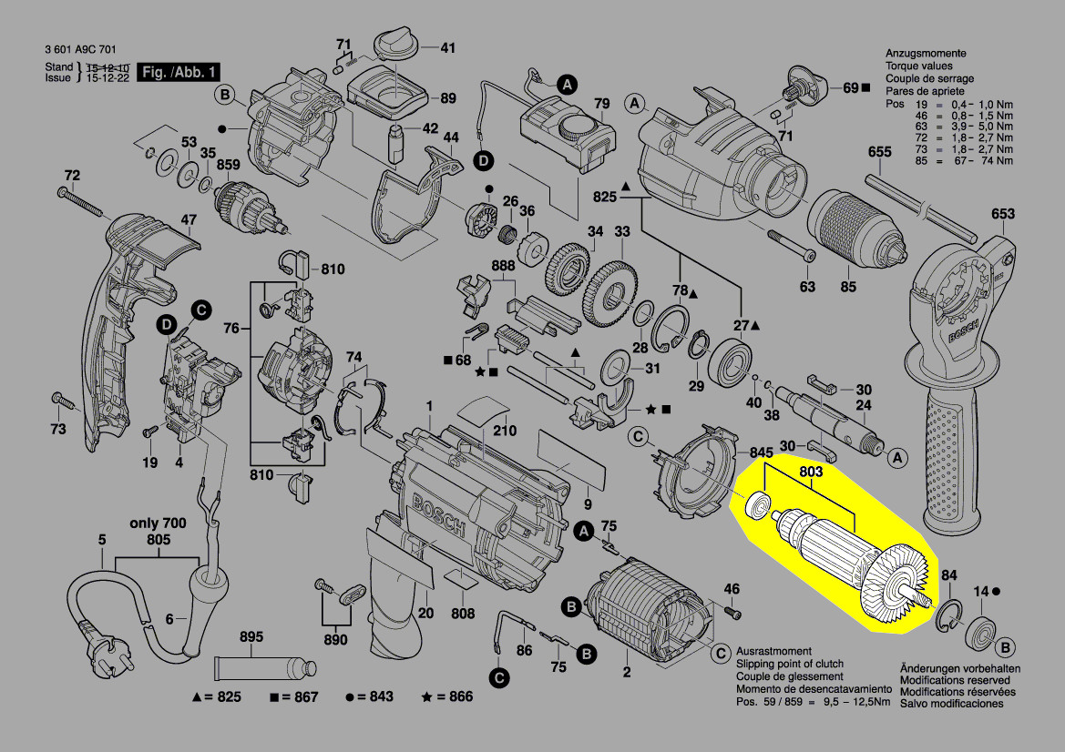 rotor réf. 1 604 010 B9J Bosch