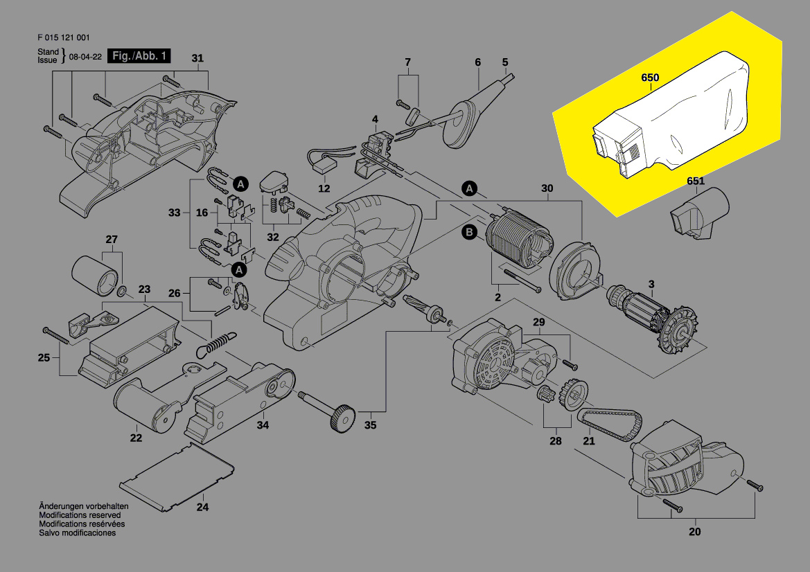 Sac Collecteur Poussiere Ponceuse Bande 1220ma Skil Piece 2610z02870