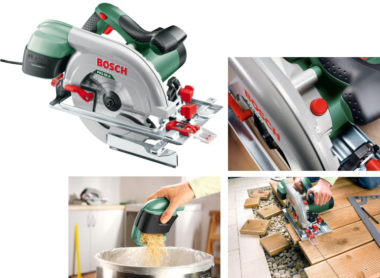 Scie Circulaire PKS 66 A BOSCH Lame 190mm scie-circulaire-pks-66-a-bosch-lame-190mm