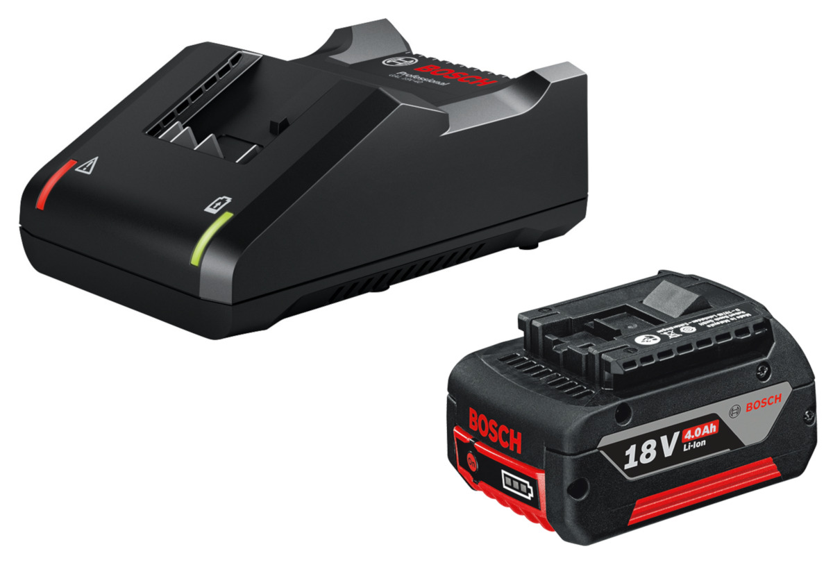 set chargeur GAL18V40 Bosch batterie 18V 4Ah outil sansfil pro