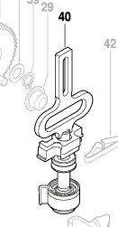 Tringle Course Porte Lame Gst90be Gst90e Scie Sauteuse Bosch