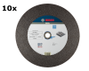 10x disques PRO Metal 355x3x25,4mm BOSCH