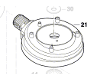 Capot d'aspiration réf. 2 600 283 022 BOSCH