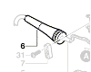 Manchon de cable d´alimentation réf. 2 609 002 019 BOSCH