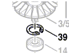 circlips Ø 26mm / épaisseur 1,2mm réf. 2 916 660 010 BOSCH