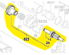 Arbre denté réf. 1 617 000 884 BOSCH