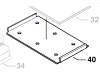 Base pour PBS 7 A BOSCH