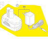 Set batterie + chargeur réf. 2 610 Z07 830 Skil