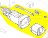 boîtier avec stator réf. 2 609 006 892 Bosch