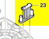 Branche oscillante réf. 2 609 001 421 Bosch