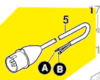 Cable d'alimentation réf. 2 610 018 211 Bosch