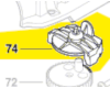 Capot de maintien réf. 1 600 A00 73C