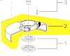 Capot de meulage Ø125mm réf. 2825928002 Skil