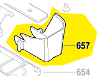 Capot recouvrement GST 150 BCE / GST 150 CE Bosch