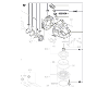 Carter d´engrenage pour GWS 15-125 CI BOSCH