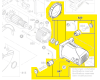 Carter moteur réf. 1 609 203 T32 BOSCH