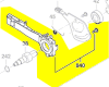 carter transmission scie sur table réf. 1 609 B06 952 Bosch