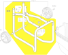 châssis support réf. 2 609 004 243 Bosch
