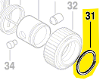 Circlip réf. 1 619 P08 612 BOSCH