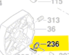 circlip réf. 2 610 919 083 pour rotor de scie à onglet