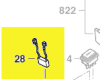 Condensateur antiparasitaire réf. 1 600 A00 0LL Bosch