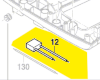 Condensateur antiparasitaire réf. 1 609 BP7 165 Bosch