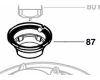 Porte filtre tondeuse ALM 28 / ALM 30 / ALM 34