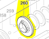 couronne réf. 4931408025 Milwaukee