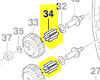 couronne aiguille réf. 3 600 910 000 Bosch