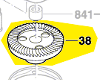 Couronne d\'angle réf. 1 619 P02 823 BOSCH