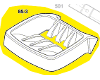 Couvercle entonnoir AXT Rapid 180, 200, 2000, 2200