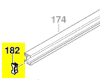 couvercle rail réf. 1 609 B06 400 Bosch