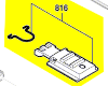 Curseur commande interrupteur réf. 1 607 000 CJ6 Bosch