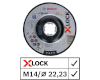 disque tronçonnage XLock metal 125mm Bosch moyeu déporté 2608619257