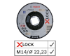 disque à tronçonner XLock Expert for Metal 125mm moyeu plat 2,5mm