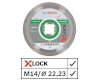 Disque à tronçonner XLock 125mm diamanté Standard for ceramic Bosch