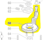 dispositif éclairage défonceuse réf. 2 600 015 014 BOSCH