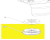 Écrou FIXTEC M14 réf. 4931494418 AEG