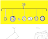 set fixtec fixation lame réf. 14461011 Milwaukee